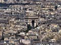 view from L*Arc de Triomphe